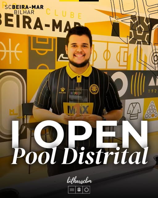 Estevão Simões conquista Open de Pool Distrital