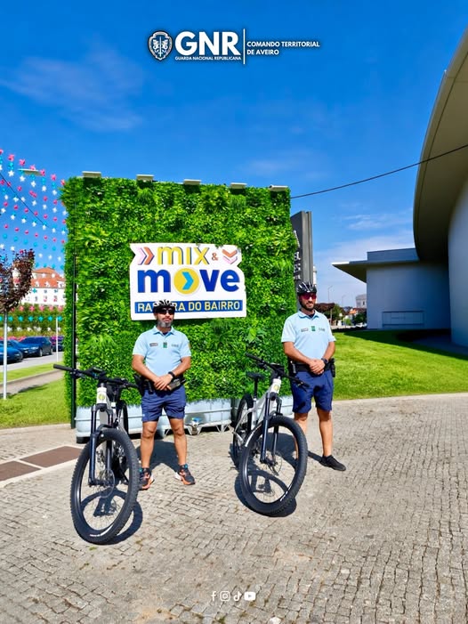 Policiais da GNR de Aveiro presentes no “Mix&Move”